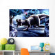 T-rex City Wall Mural
