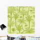 Seamless Green Palm Trees Wall Decal
