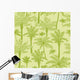 Seamless Green Palm Trees Wall Decal