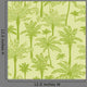 Seamless Green Palm Trees Wall Decal