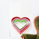 Colorful heart shapes Wall Decal