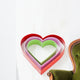 Colorful heart shapes Wall Decal