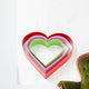 Colorful heart shapes Wall Decal