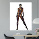 Domina im Plastik Overall Wall Decal