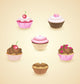 Cupcakes Wall Mural