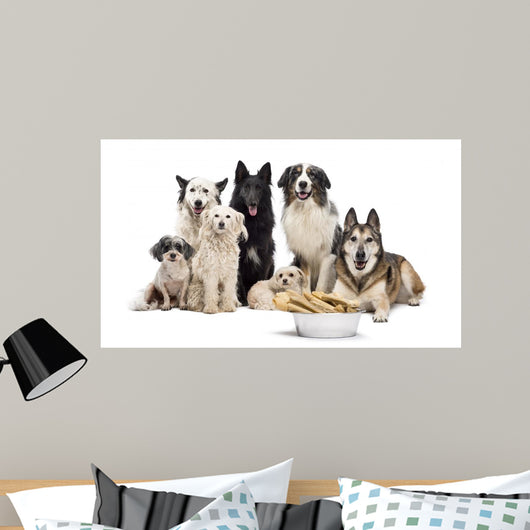 Dogs with Bones Wall Decal