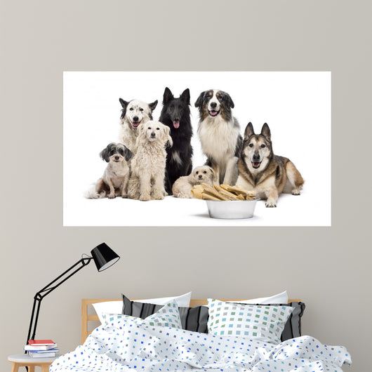 Dogs with Bones Wall Decal