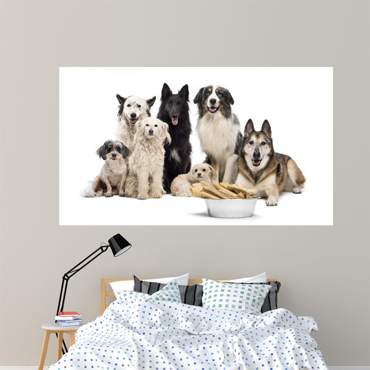 Dogs with Bones Wall Decal