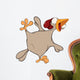 Hen. Cartoon Wall Decal