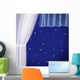 Window with Transparent Curtain Wall Mural