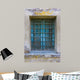 Blue Window Wall Mural