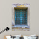 Blue Window Wall Mural