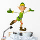 Happy Christmas Elf Wall Decal