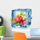 Ice Cube and Vegetables Wall Decal