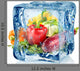 Ice Cube and Vegetables Wall Decal