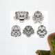 Floral Skulls Wall Mural