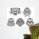 Floral Skulls Wall Mural