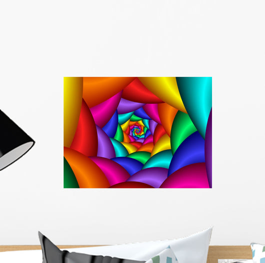 Trinket Spiral Wall Mural