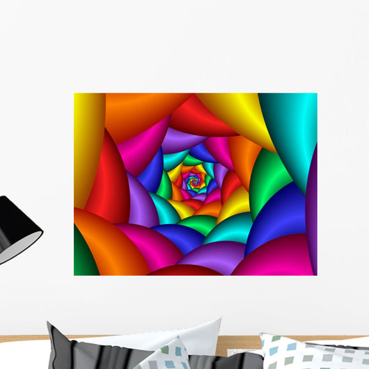 Trinket Spiral Wall Mural