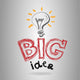 light bub the big idea concept Wall Mural