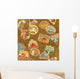 Vintage Travel Labels Seamless Wall Decal