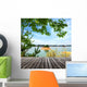 Platform beside Sea Wall Mural
