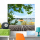 Platform beside Sea Wall Mural
