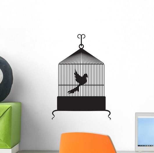 Bird Cage Wall Decal