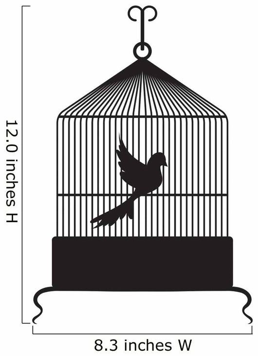 Bird Cage Wall Decal