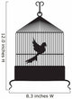 Bird Cage Wall Decal