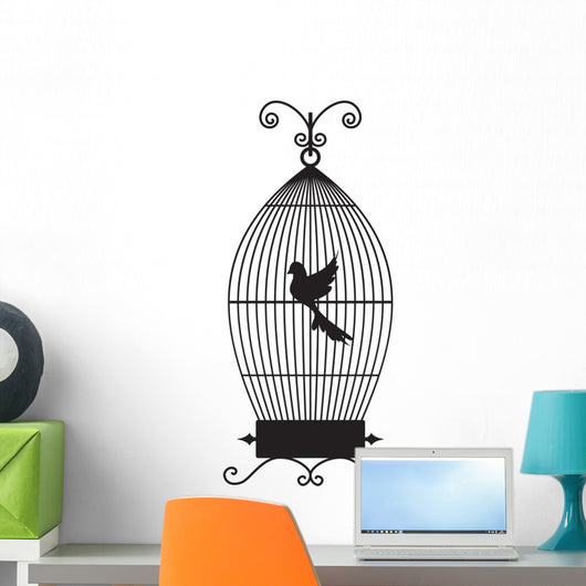 Bird Cage Wall Decal