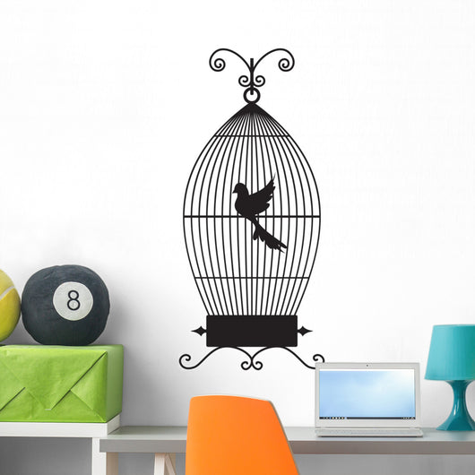 Bird Cage Wall Decal