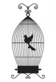 Bird Cage Wall Decal