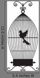 Bird Cage Wall Decal