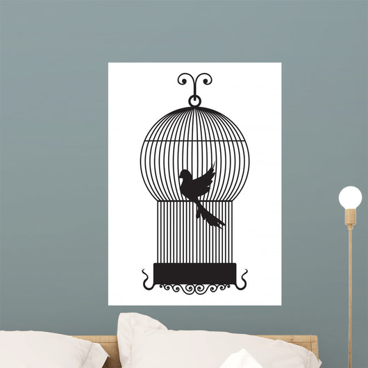 Bird Cage Wall Decal