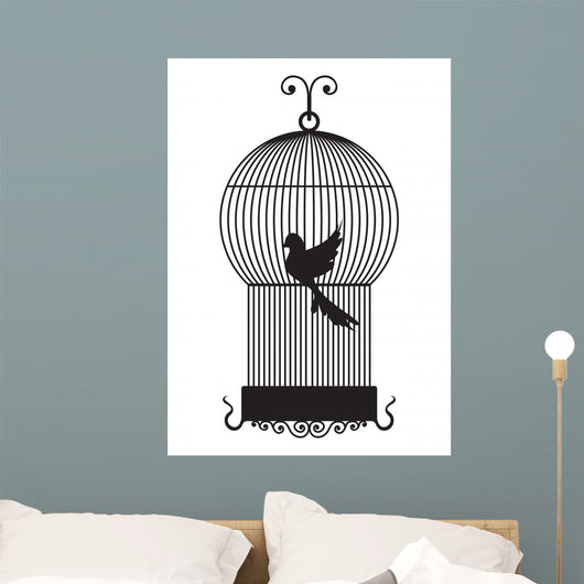 Bird Cage Wall Decal