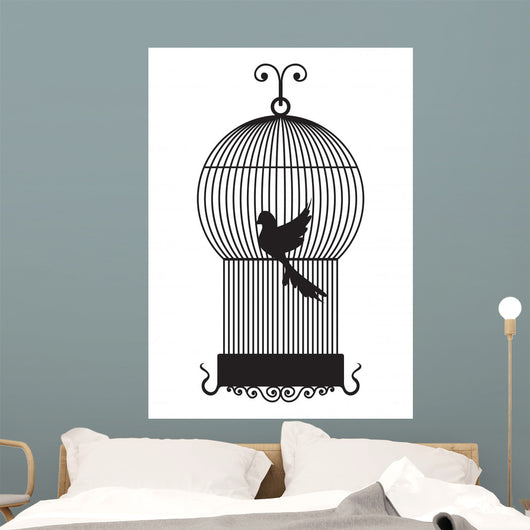 Bird Cage Wall Decal