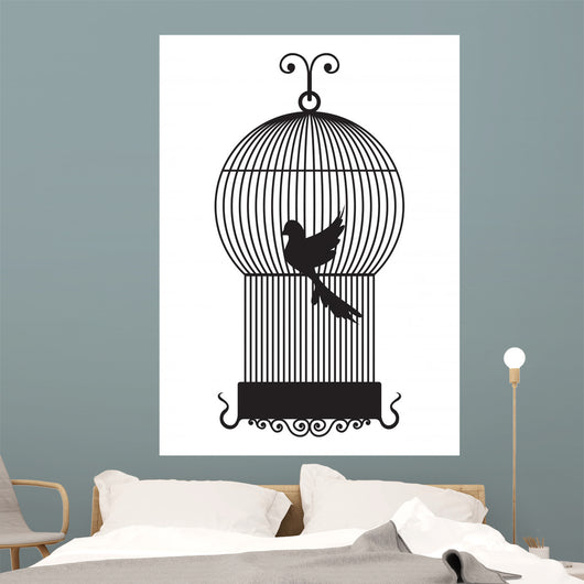 Bird Cage Wall Decal