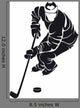 Hockey Player Silhouette