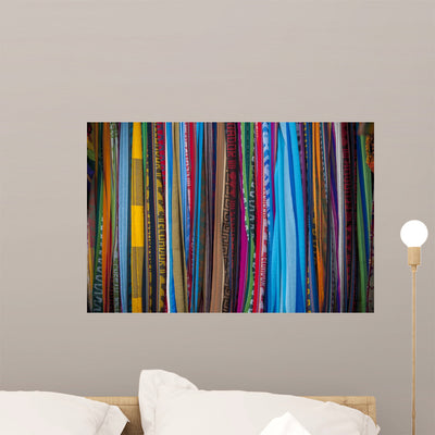Color Wall Mural shown on a wall