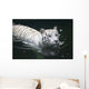 White Tiger Wall Mural