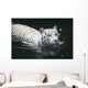 White Tiger Wall Mural