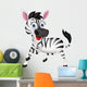 Funny Zebra Wall Decal
