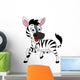 Funny Zebra Wall Decal