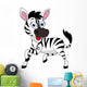 Funny Zebra Wall Decal