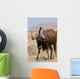Black Wildebeest Wall Mural
