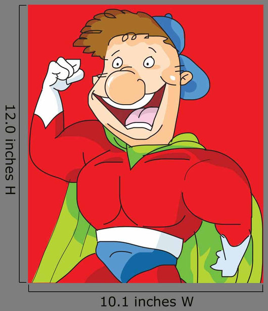 Funny Face Super Hero
