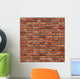 Old Red Brick Wall Wall Decal