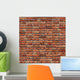 Old Red Brick Wall Wall Decal