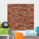 Old Red Brick Wall Wall Decal